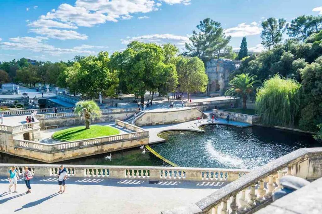 Le Jad Joli F2 Proche Gare, Arenes Avec Terrasse Privee Daire Nîmes Dış mekan fotoğraf