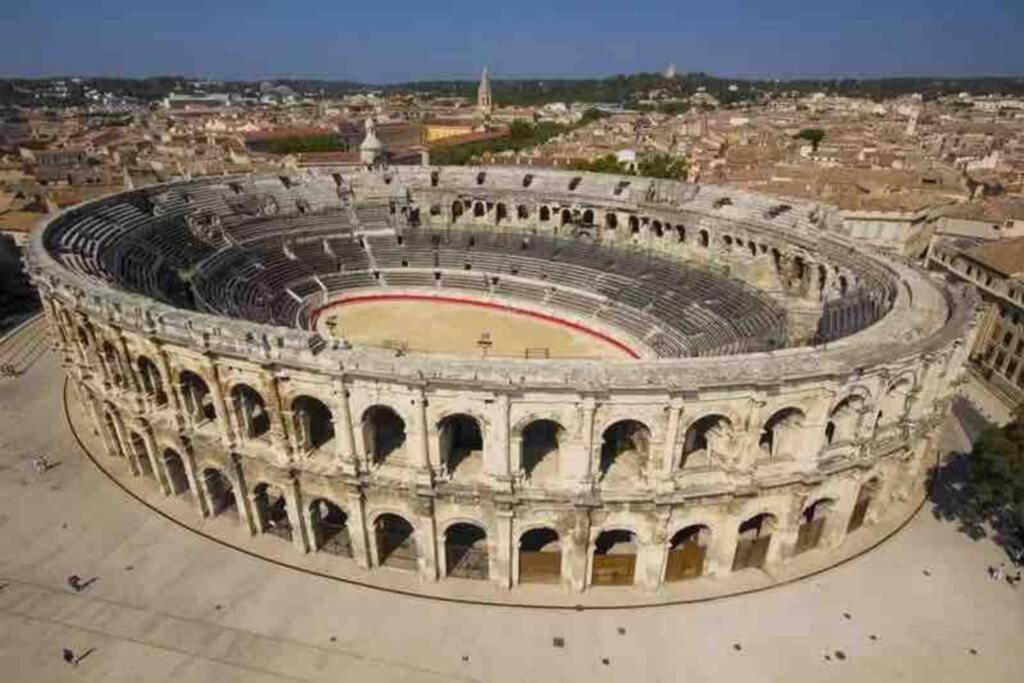 Le Jad Joli F2 Proche Gare, Arenes Avec Terrasse Privee Daire Nîmes Dış mekan fotoğraf